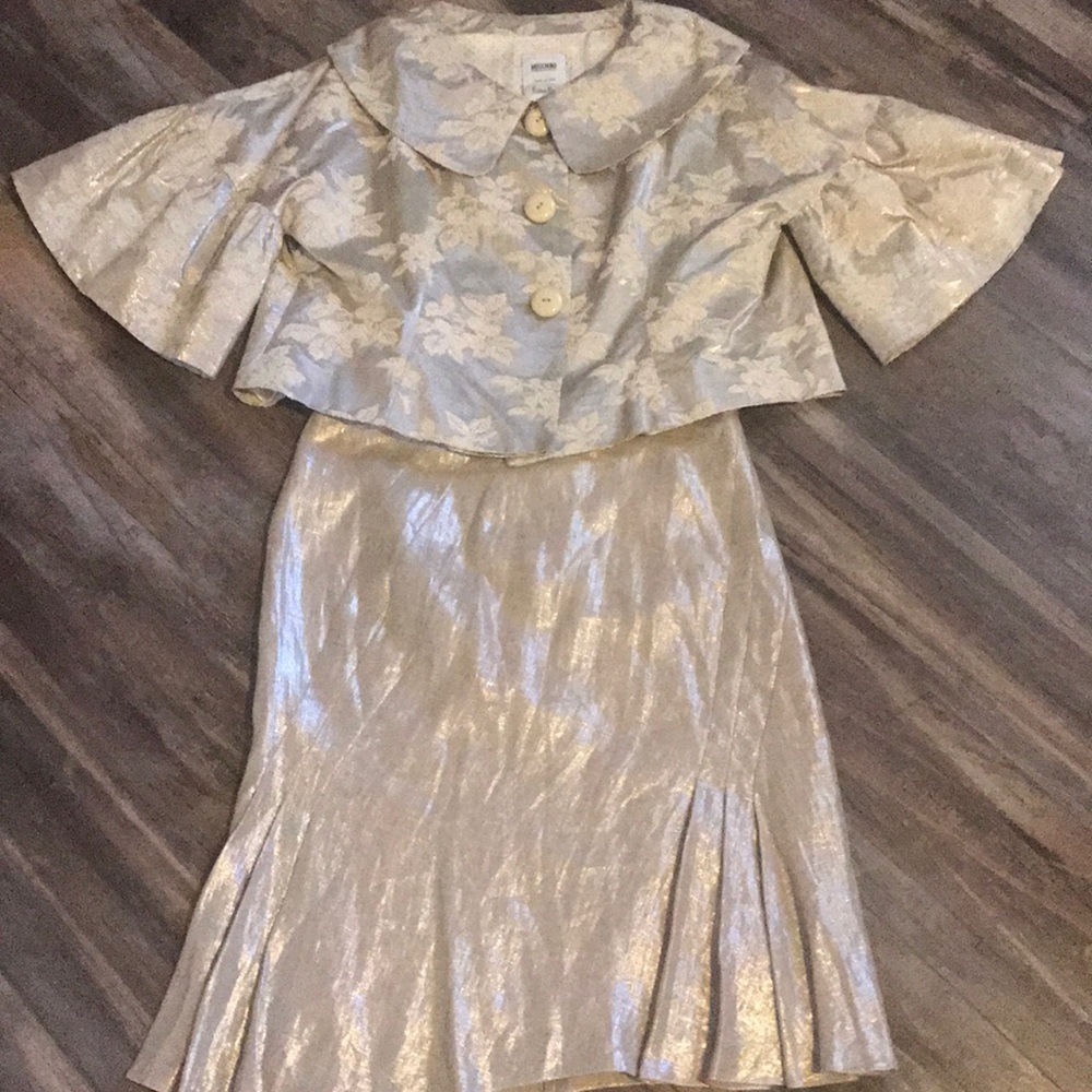 Stunning Moschino Gold Suit